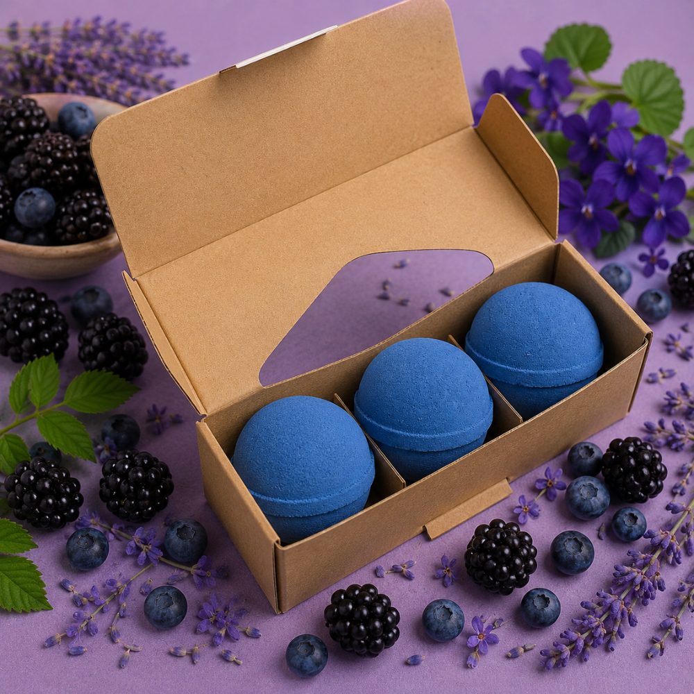 Set of 3 Texas Dewberry Jumbo Bath Bombs