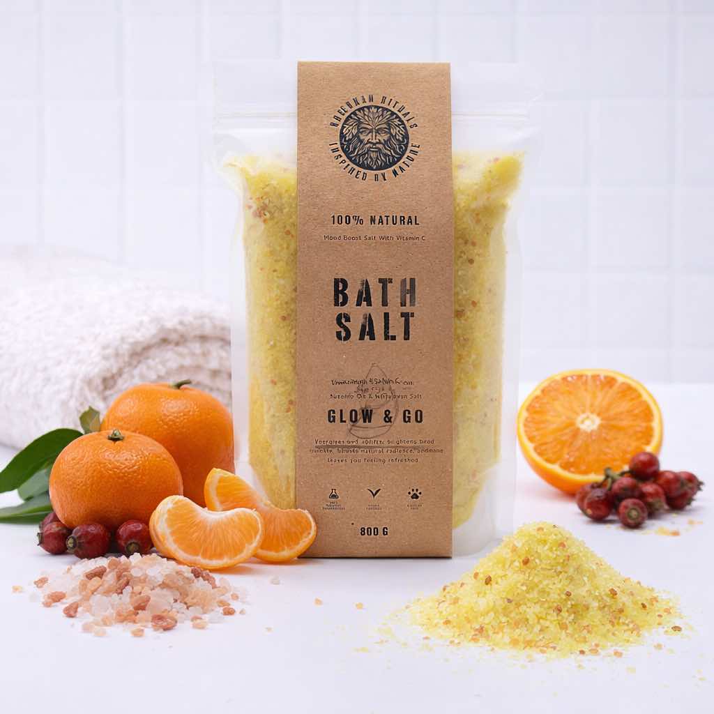 Vitamin C & Mandarin Epsom Bath Salts – Glow & Go