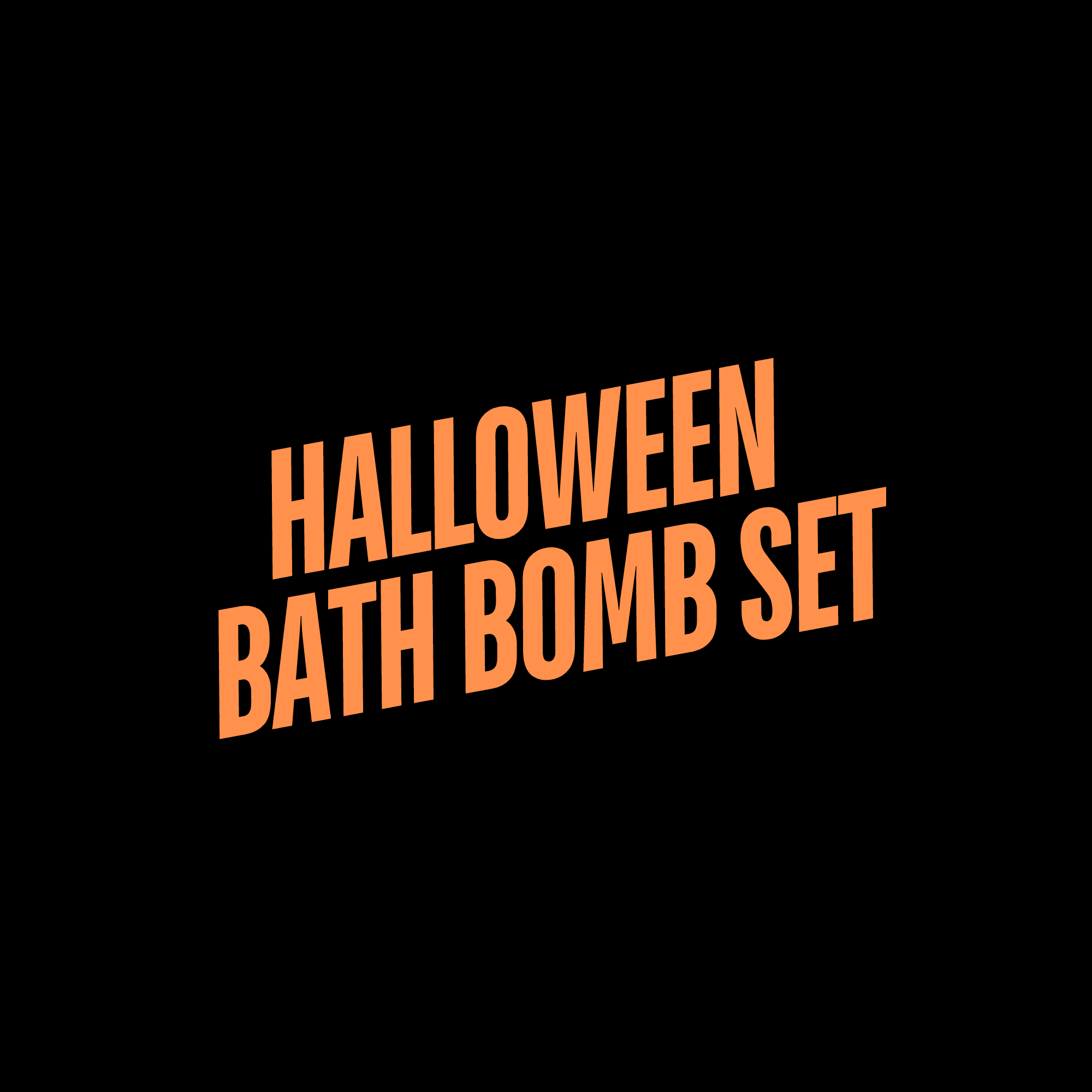 Halloween Bath Bombs Gift Set