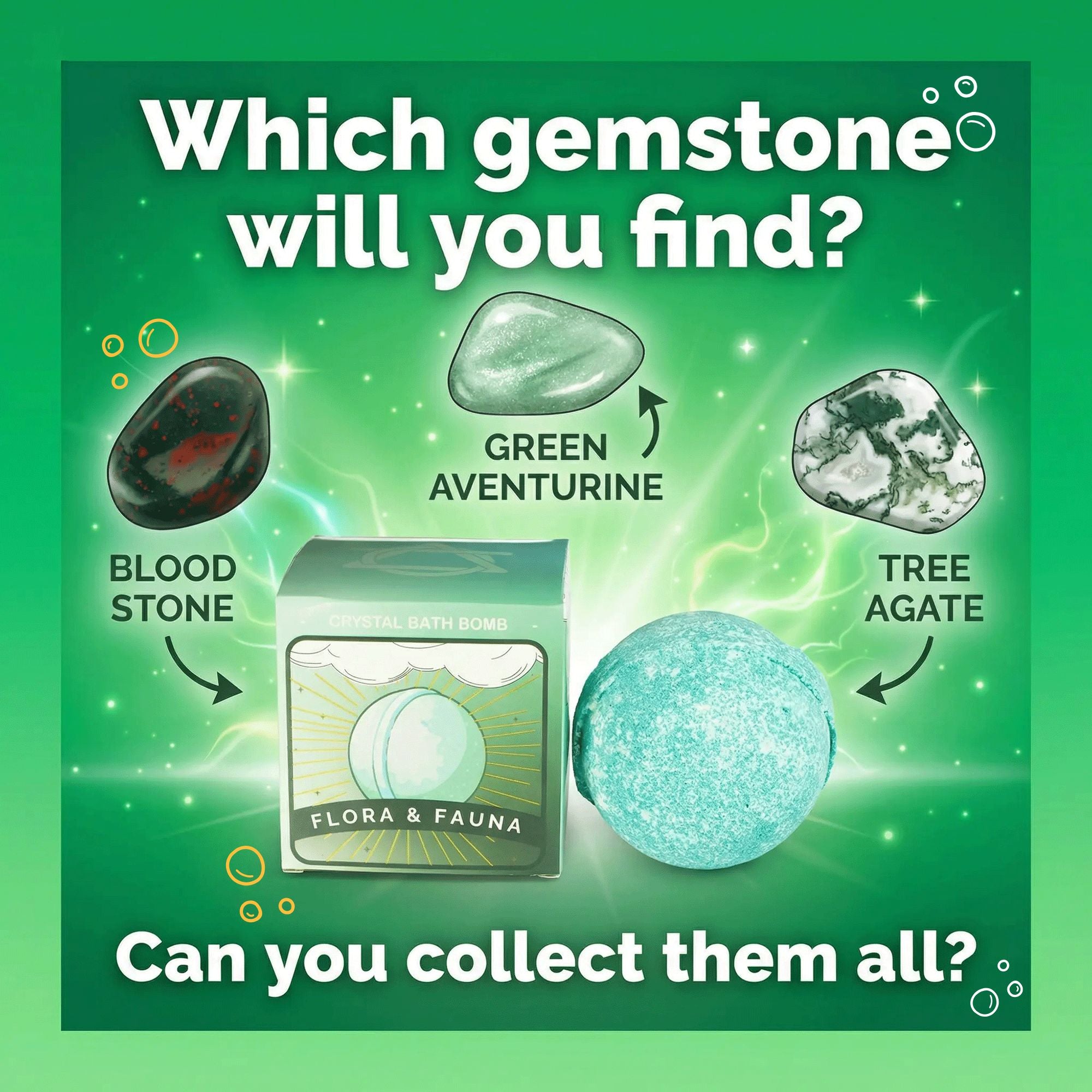 Elemental Crystal Bath Bomb - Earth