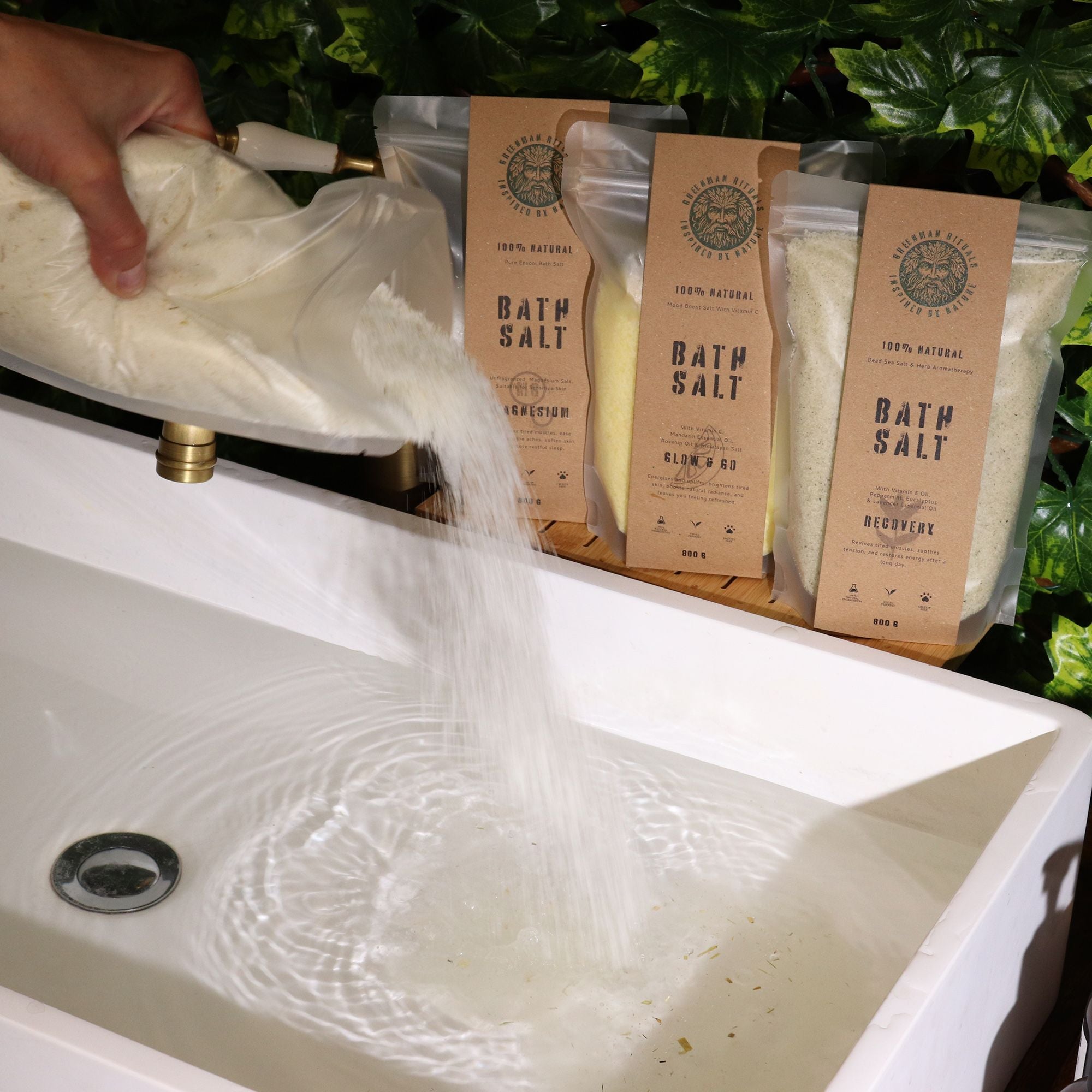 Oat & Honey Epsom Bath Salts – Spa Relax Blend