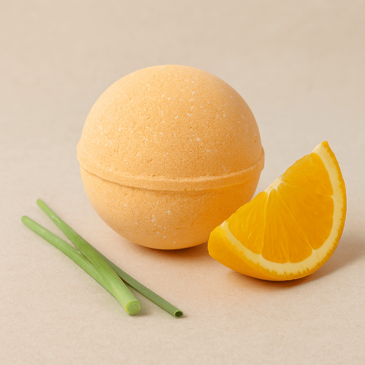 Bath Bomb for Sensitive Skin – Sunny Citrus with Lemongrass & Mandarin - Bella Forever