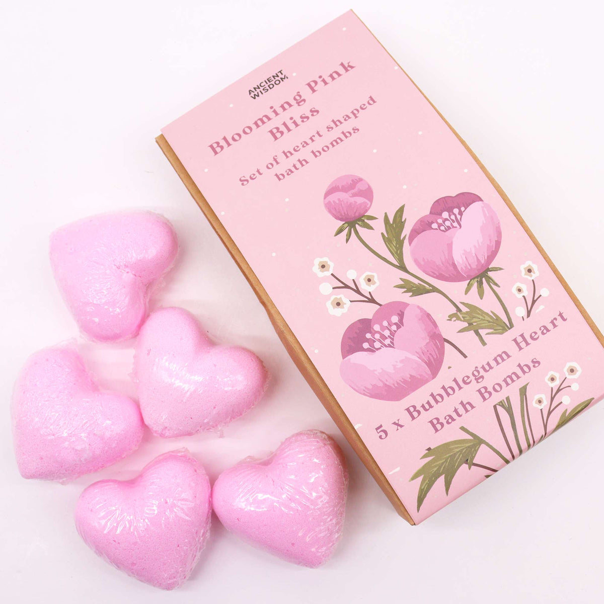 Bath Heart Gift Set – Blooming Pink Bliss - Bella Forever