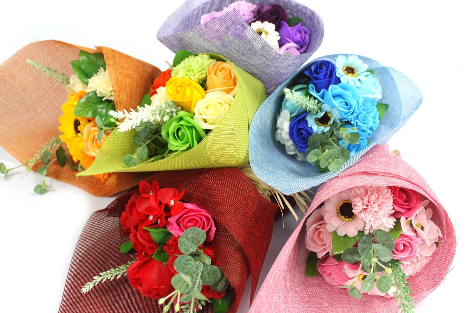 Citrus Bloom Soap Flower Bouquet - Bella Forever