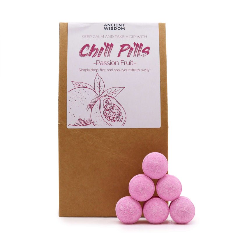 Kids Bath Bombs for Sensitive Skin – 30 Mini Passion Fruit Fizzies - Bella Forever