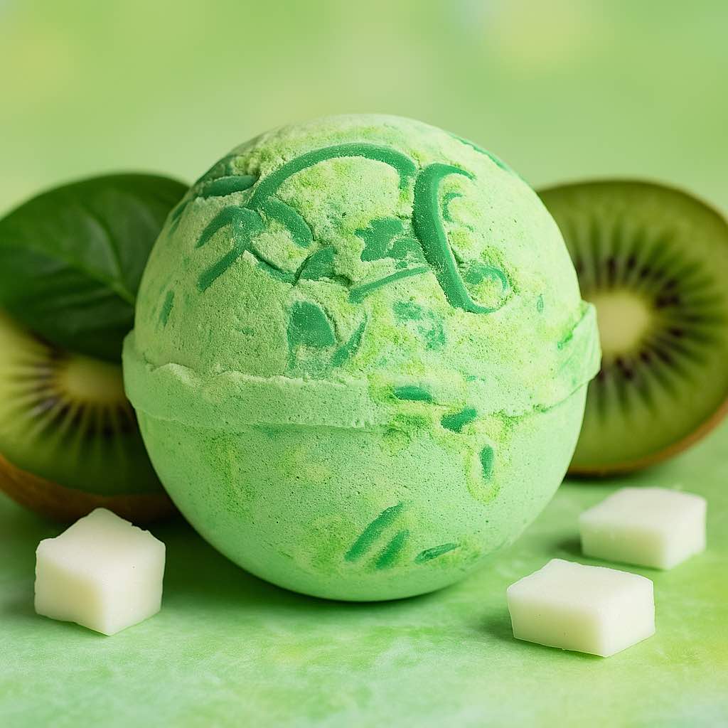 Kiwi Fruit - Tropical Paradise Coco Bath Bomb - Bella Forever
