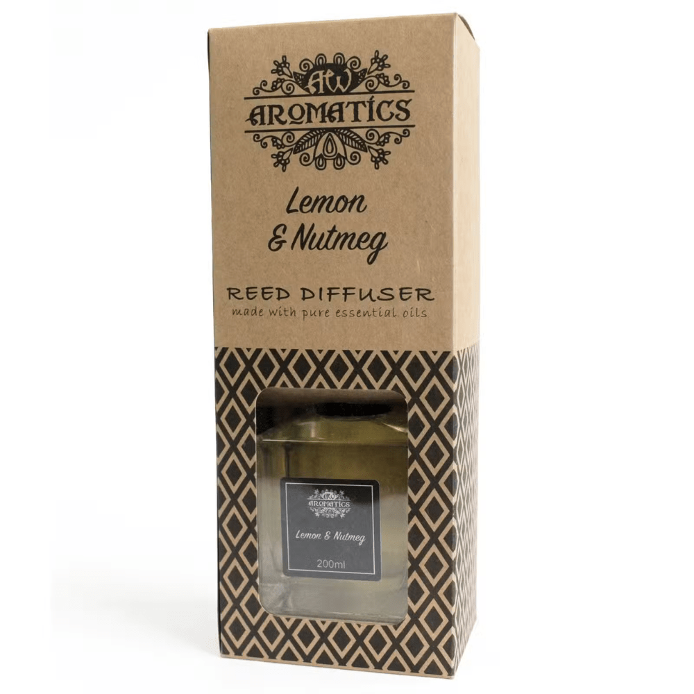 Lemon & Nutmeg Essential Oil Reed Diffuser - Bella Forever