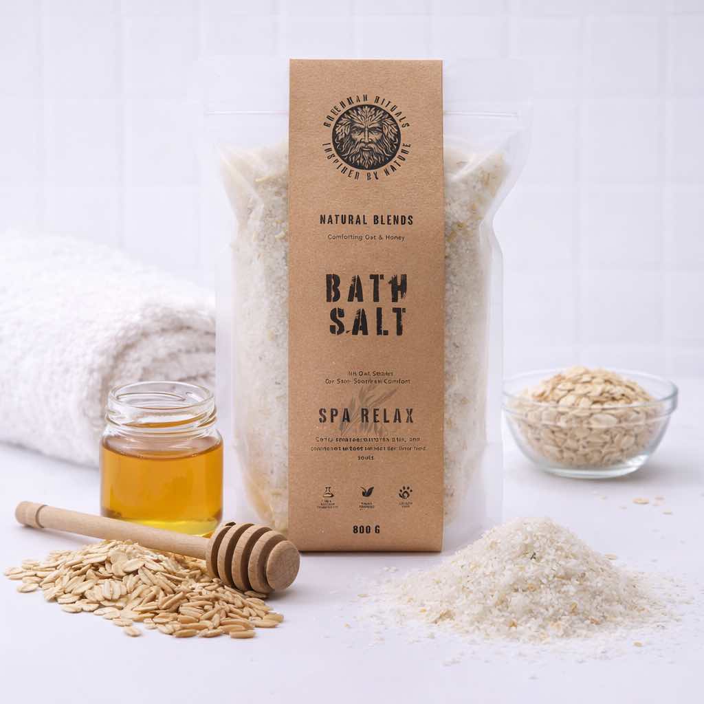 Oat & Honey Epsom Bath Salts – Spa Relax Blend - Bella Forever