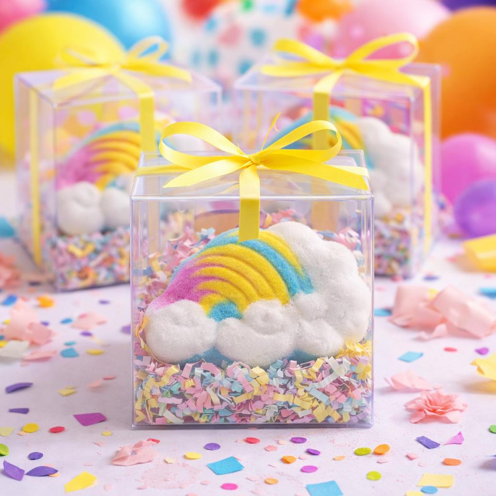 animal shaped bath bombs party bags