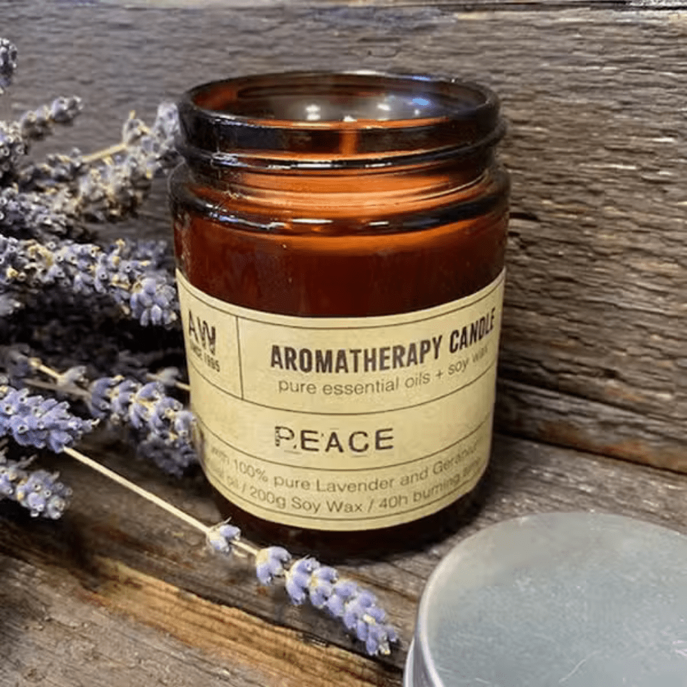 Peace - Aromatherapy Candle with Lavender & Geranium - Bella Forever