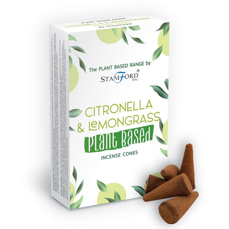Plant Based Incense Cones - Citronella & Lemongrass - Bella Forever