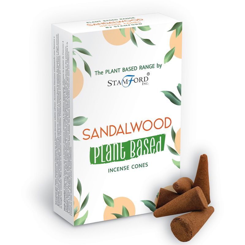 Plant Based Incense Cones - Sandalwood - Bella Forever