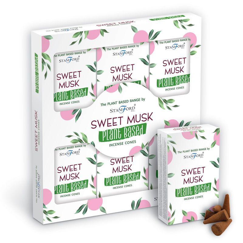 Plant Based Incense Cones - Sweet Musk - Bella Forever