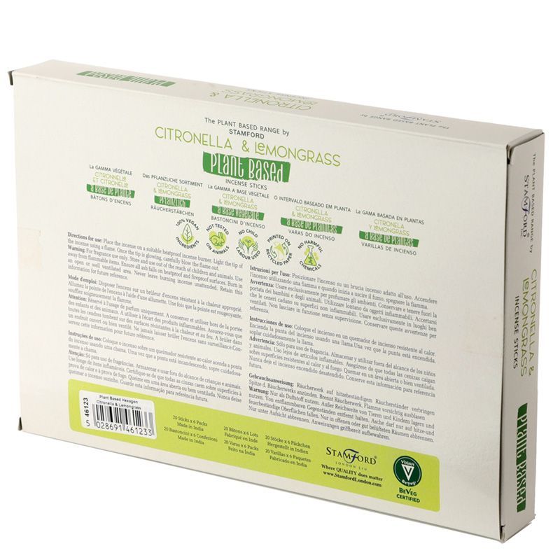Plant Based Incense Sticks - Citronella & Lemongrass - Bella Forever