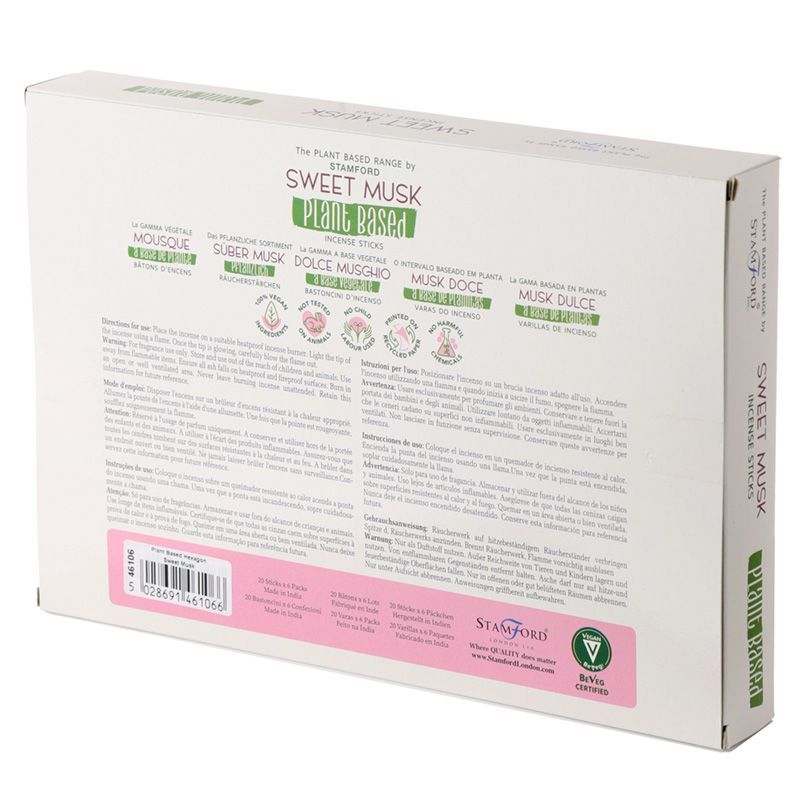 Plant Based Incense Sticks - Sweet Musk - Bella Forever