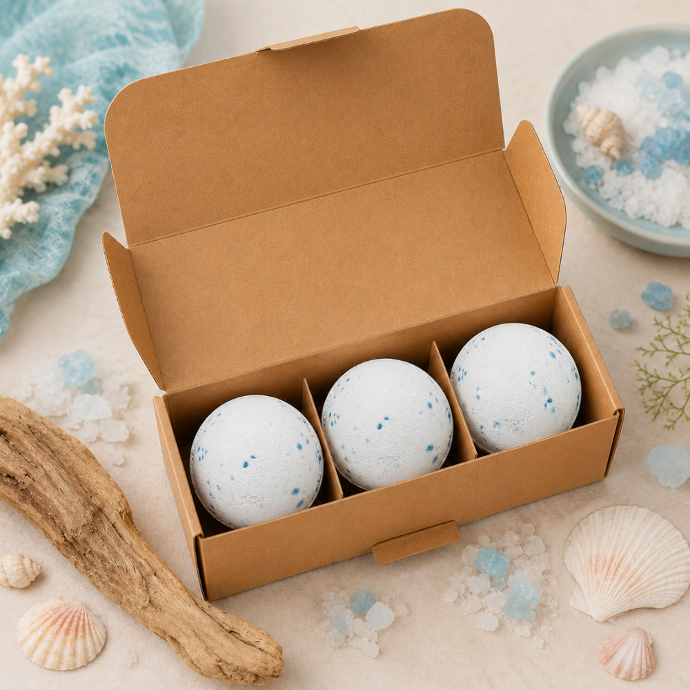 Set of 3 Ocean Jumbo Bath Bombs