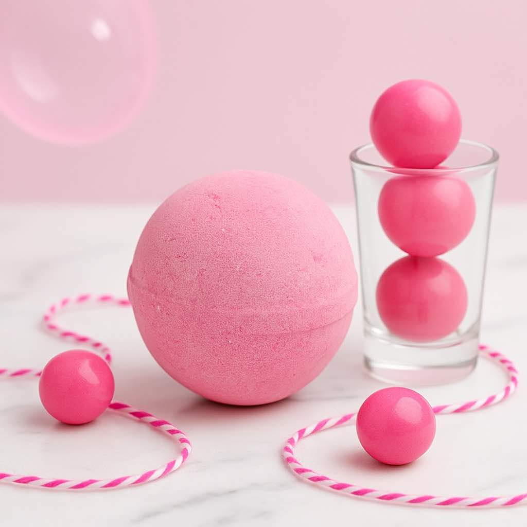 Set of 3 Bubblegum Jumbo Bath Bombs - Bella Forever
