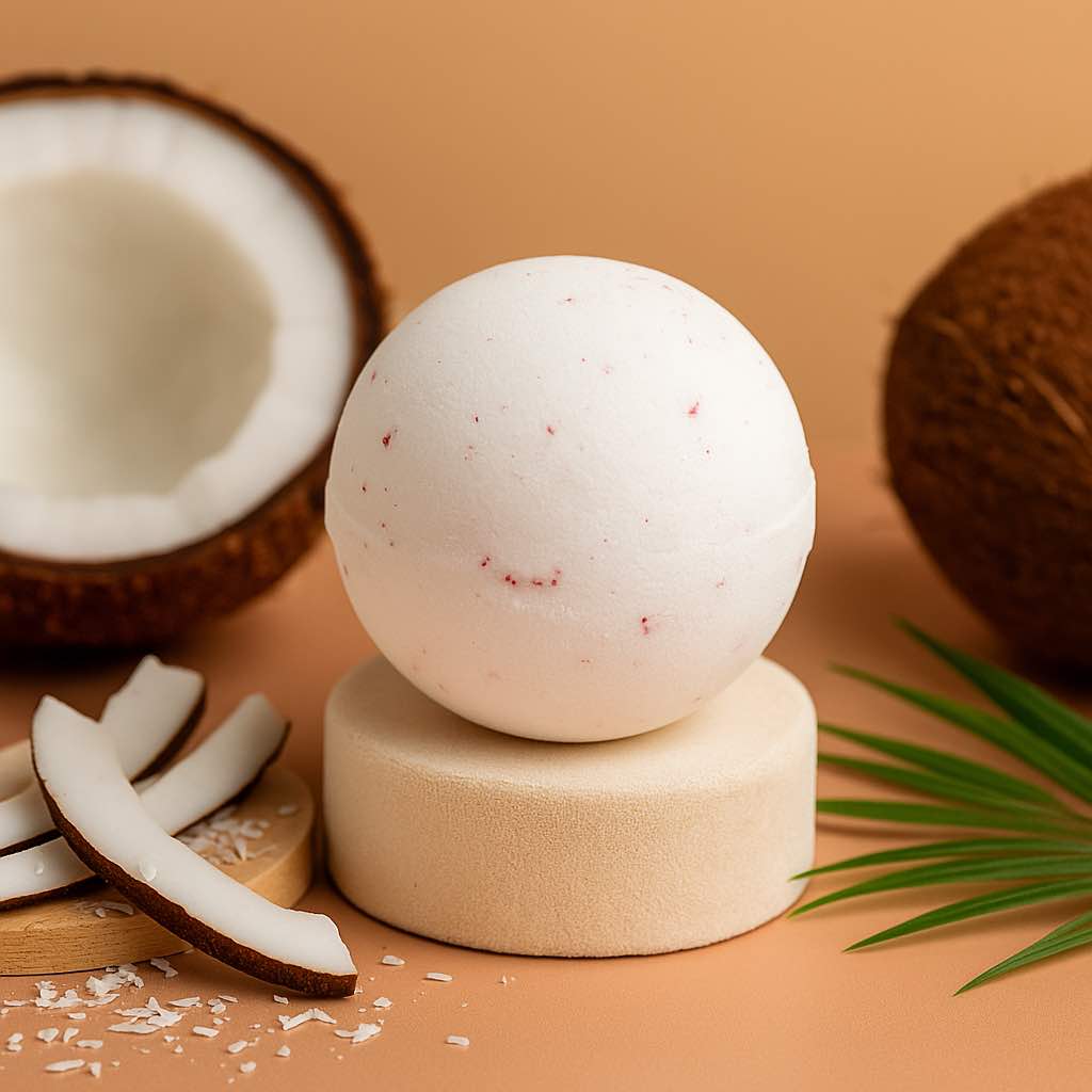 Set of 3 Coconut Dream Jumbo Bath Bombs - Bella Forever