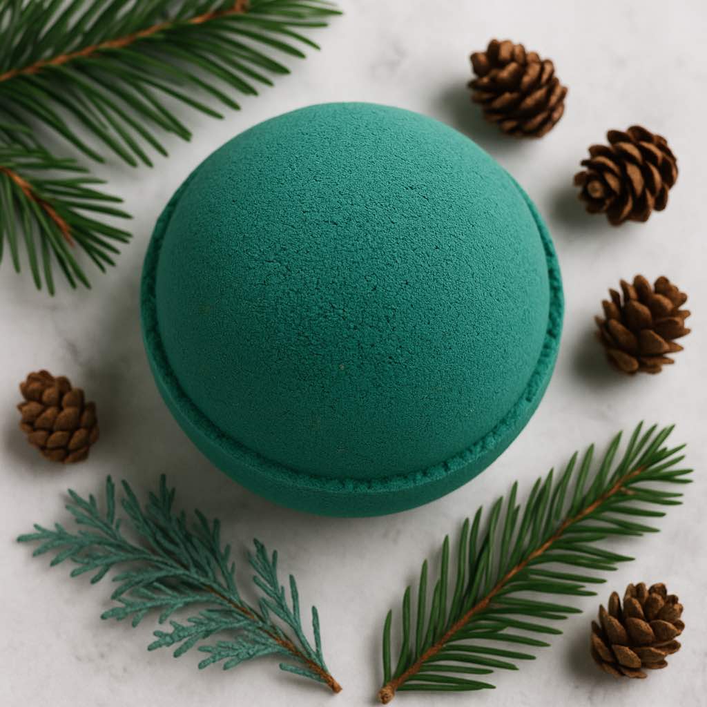 Set of 3 Pine Jumbo Bath Bombs - Bella Forever