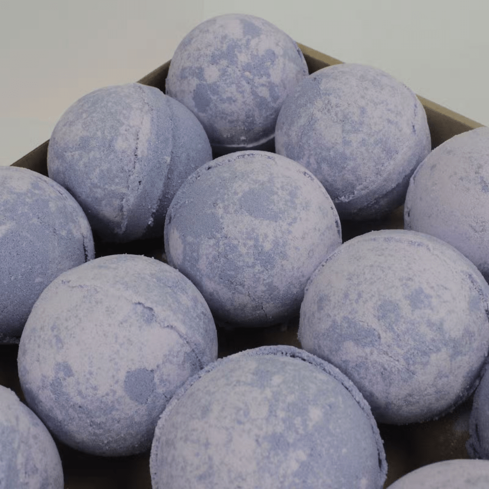 Set of 3 Yorkshire Violet Jumbo Bath Bombs - Bella Forever