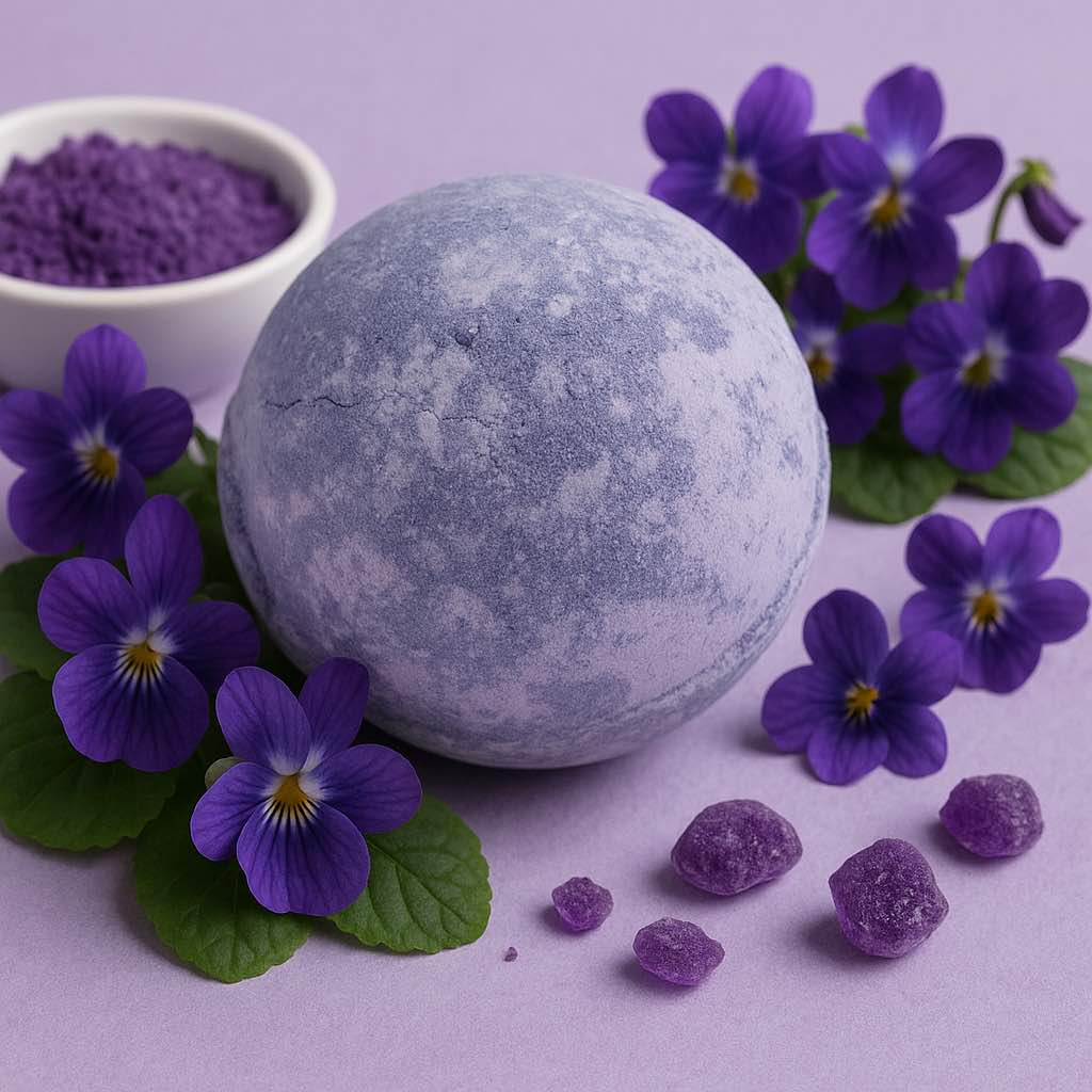 Set of 3 Yorkshire Violet Jumbo Bath Bombs - Bella Forever
