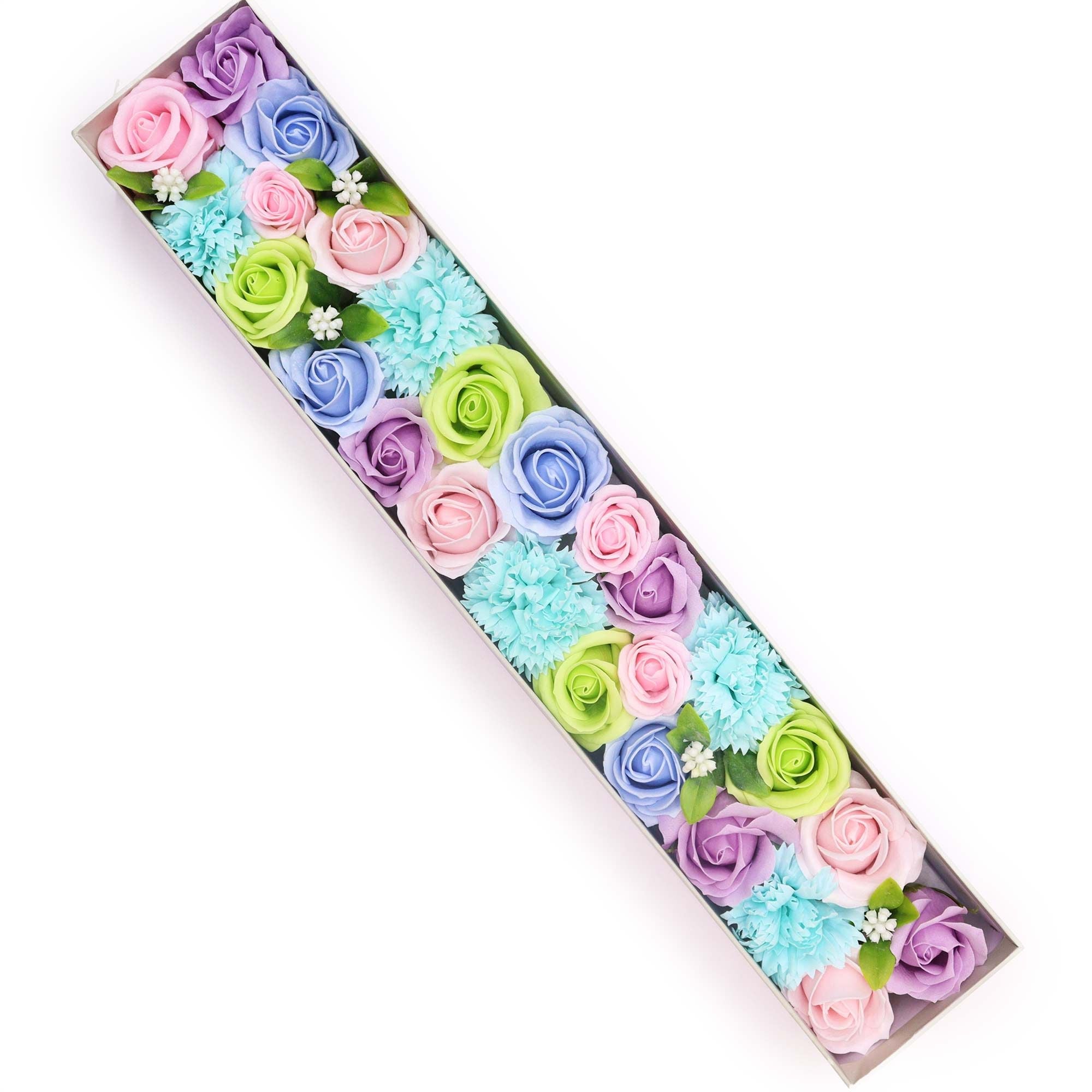 Soap Flower Extra Long Box – Baby Blessings – Blues - Bella Forever
