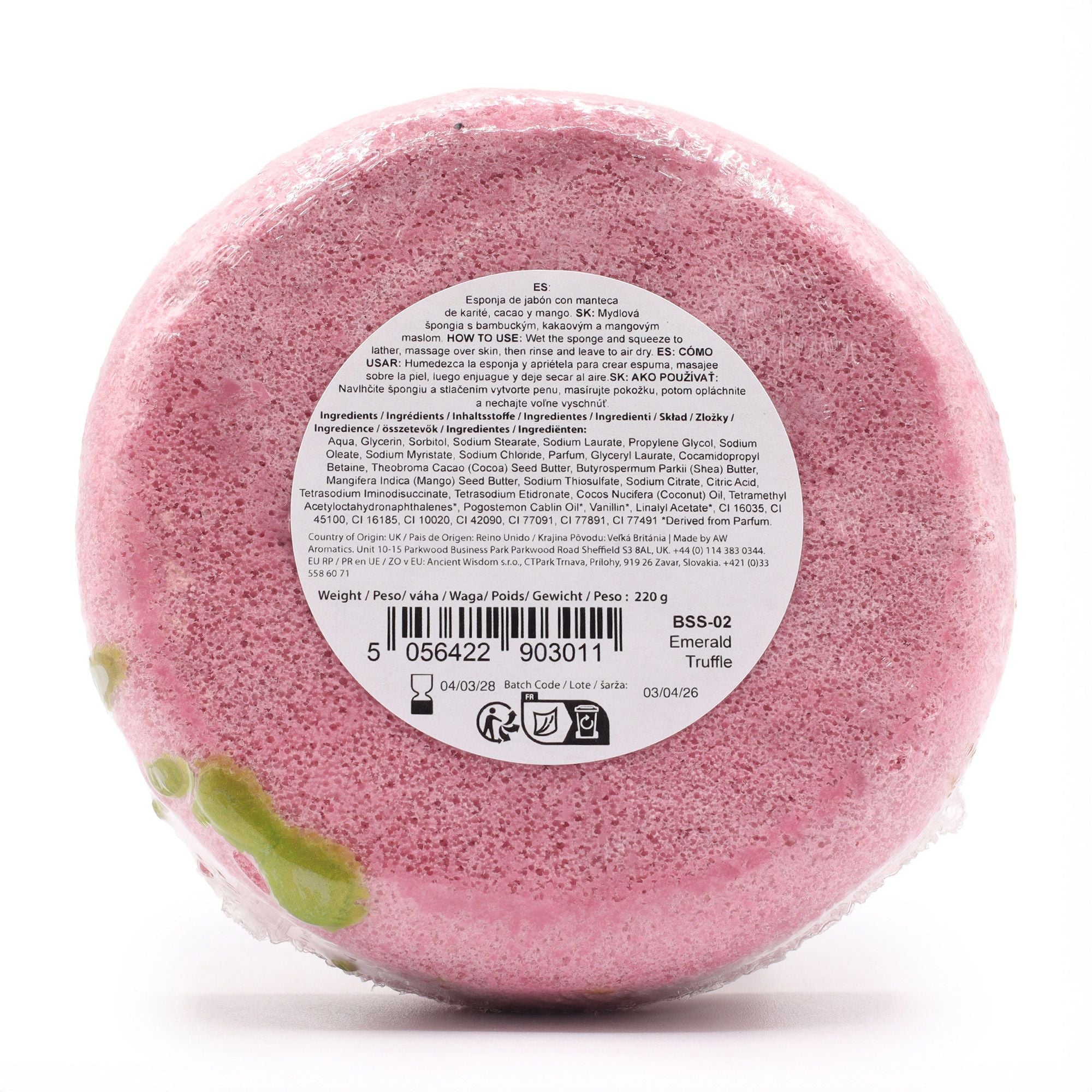 Soap Sponge - Emerald Truffle - Bella Forever