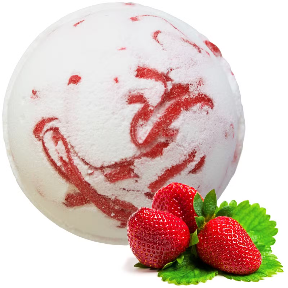 strawberry-bath-bomb