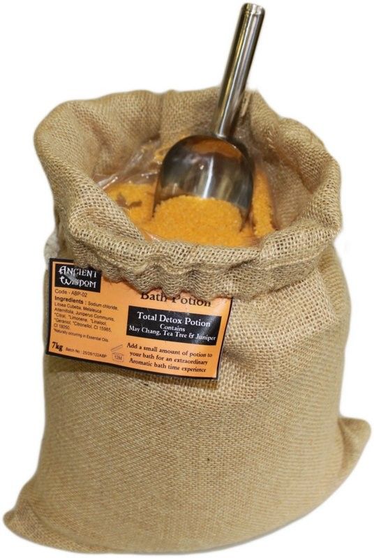 Total Detox Bath Potion – Lemon & Tea Tree in 7kg Hessian Sack - Bella Forever