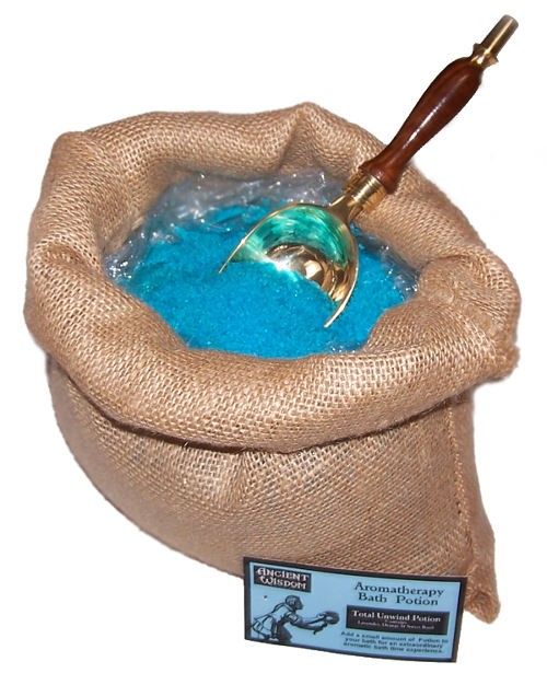 Total Unwind Bath Potion – Bergamot & Ylang Ylang in 7kg Hessian Sack - Bella Forever