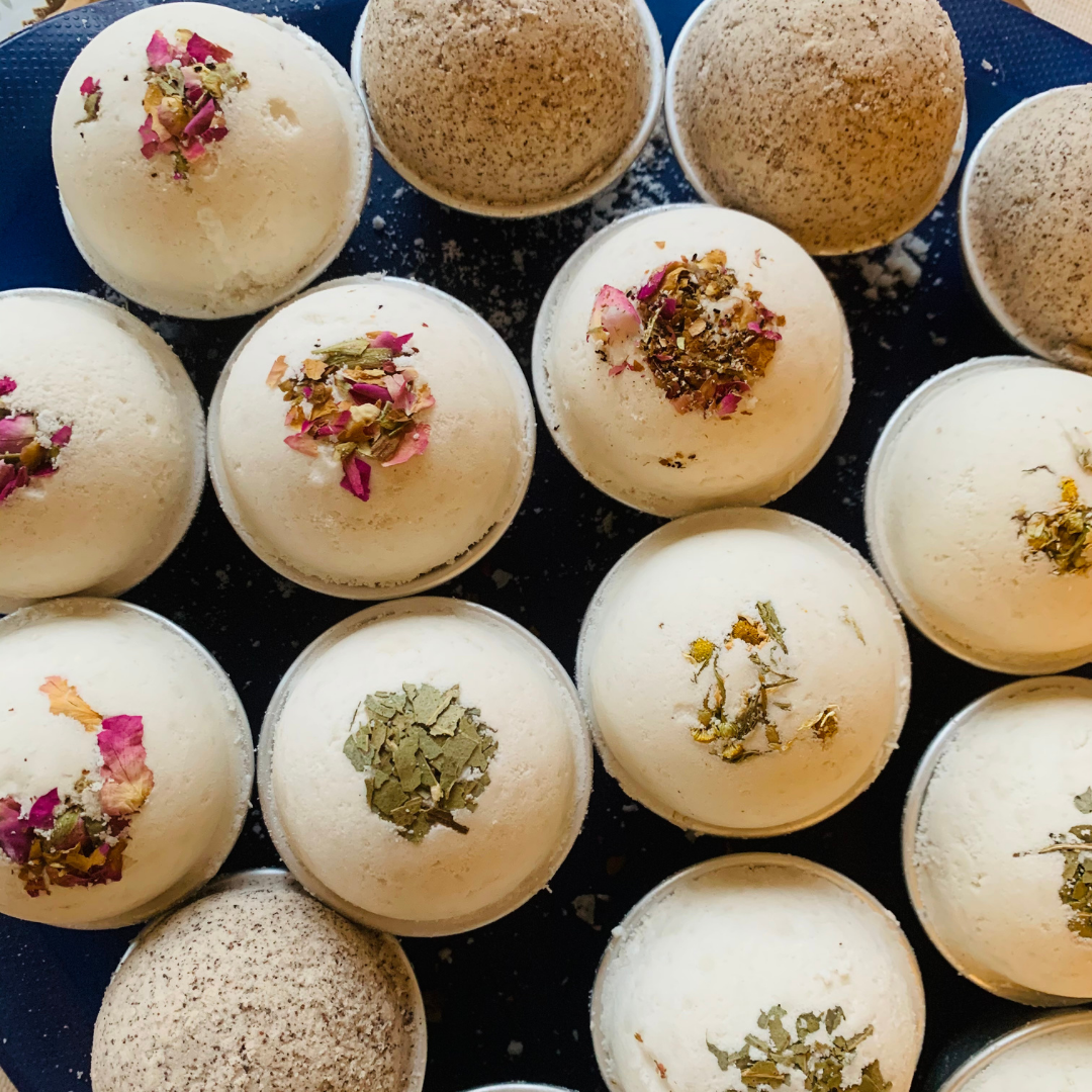 Hypoallergenic and Fragrance-Free Bath Bombs