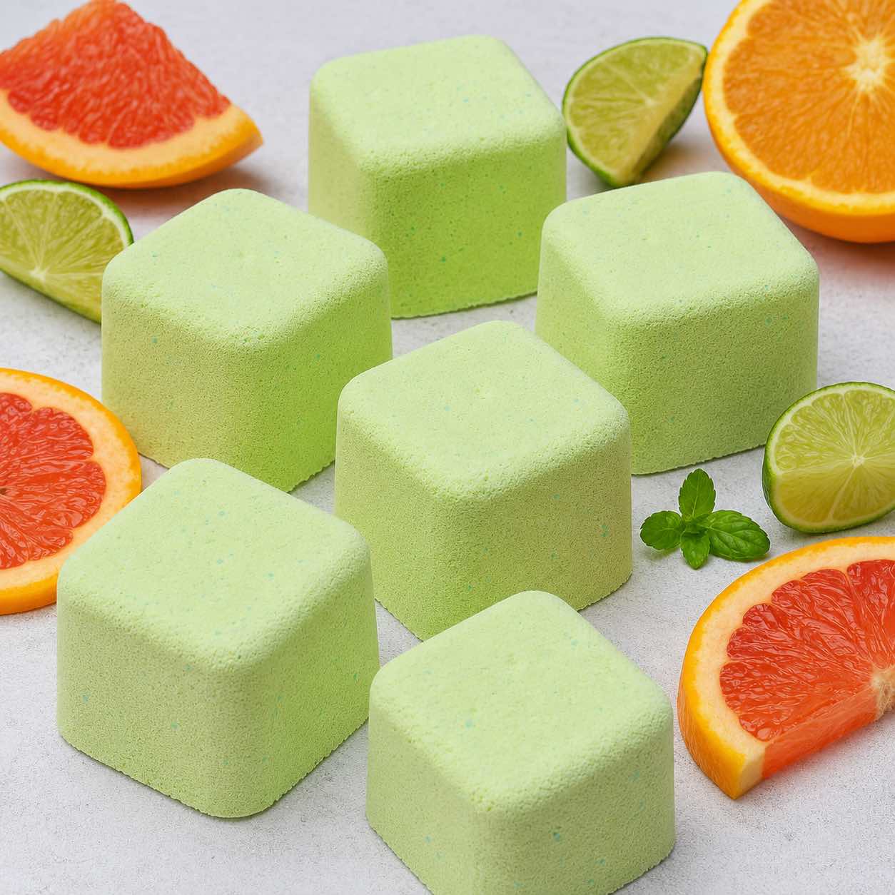 6 Aromatherapy Shower Steamers - Post-Workout - Graperfruit and Lime - Bella Forever