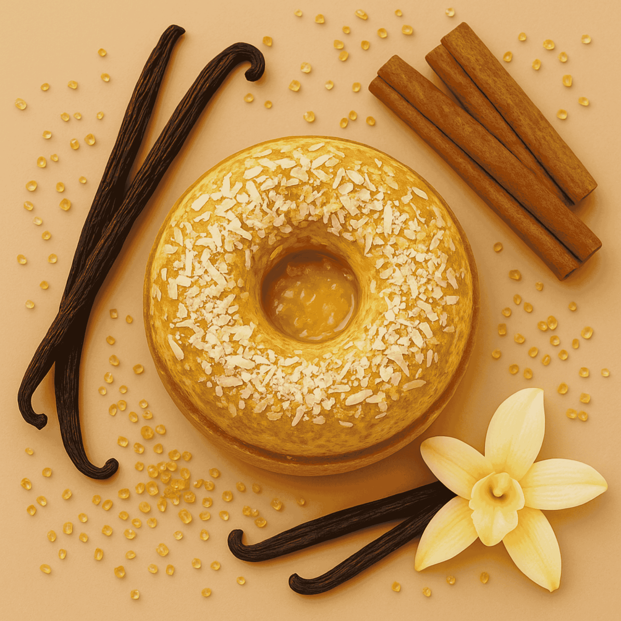 Cinnamon & Vanilla Bath Donut