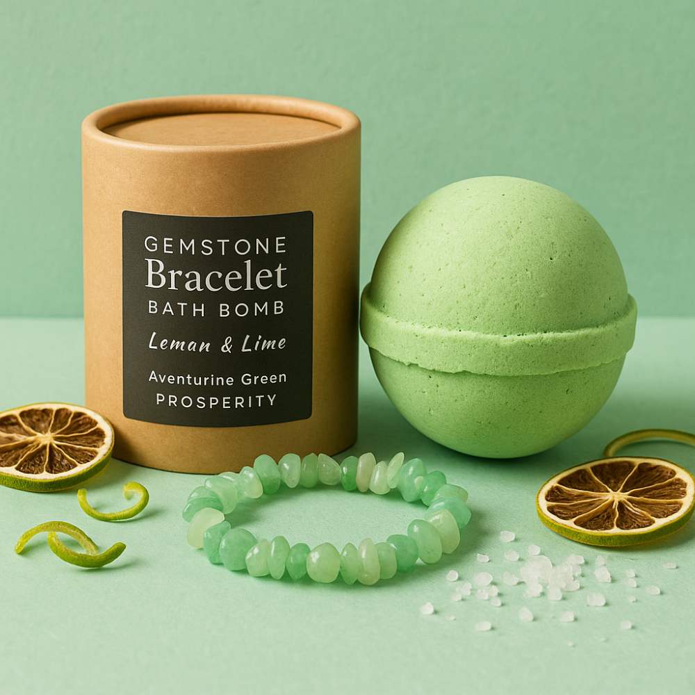 Green Aventurine Bracelet Bath Bomb
