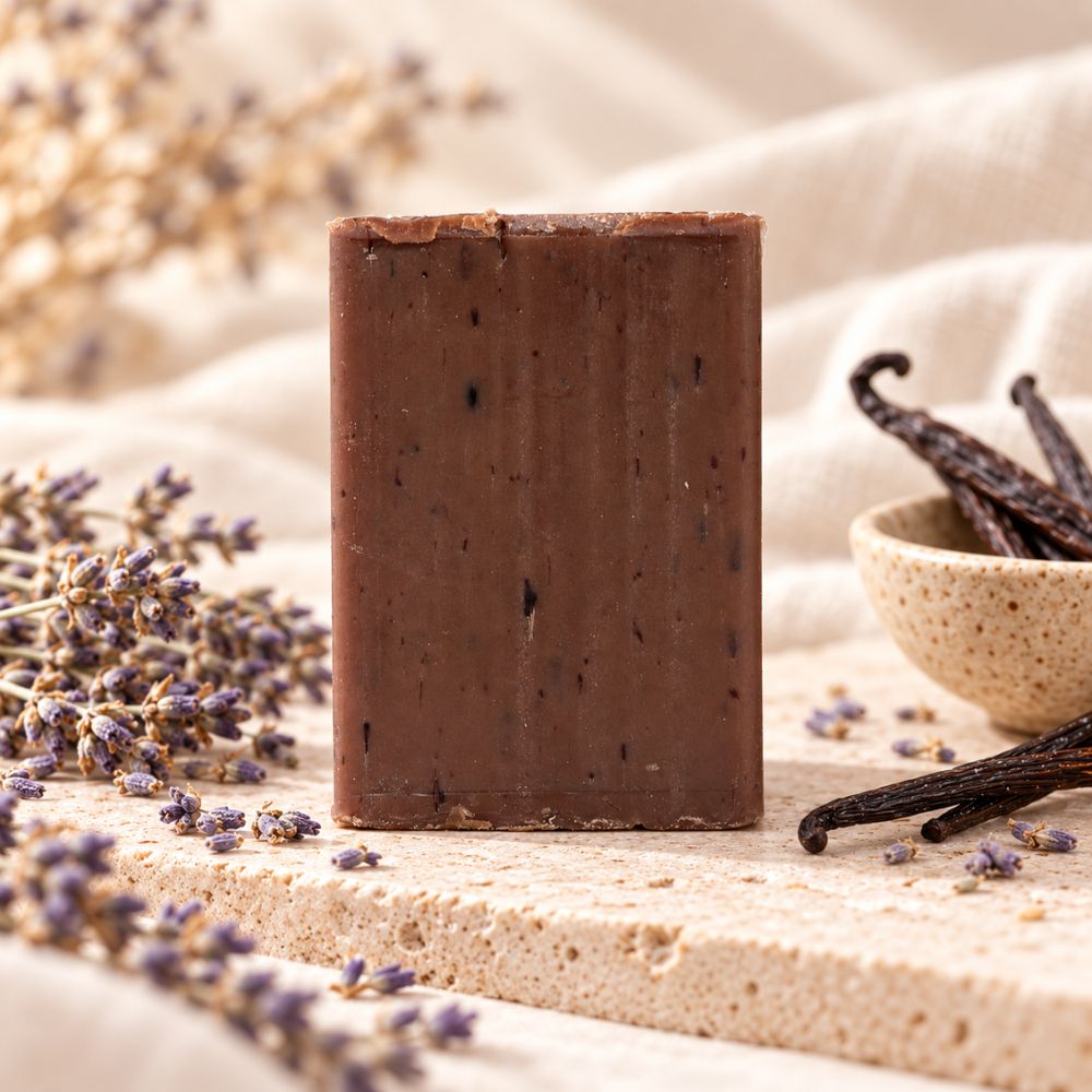 Lavender & Vanilla Clay Soap with Bentonite Clay