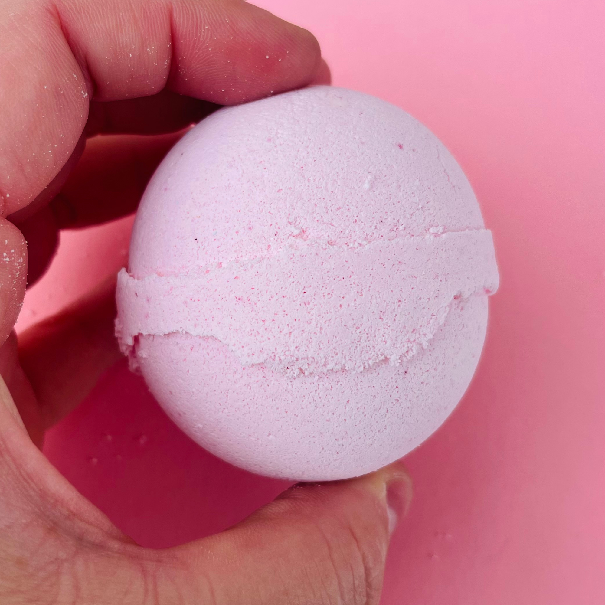 Pink bath Bomb