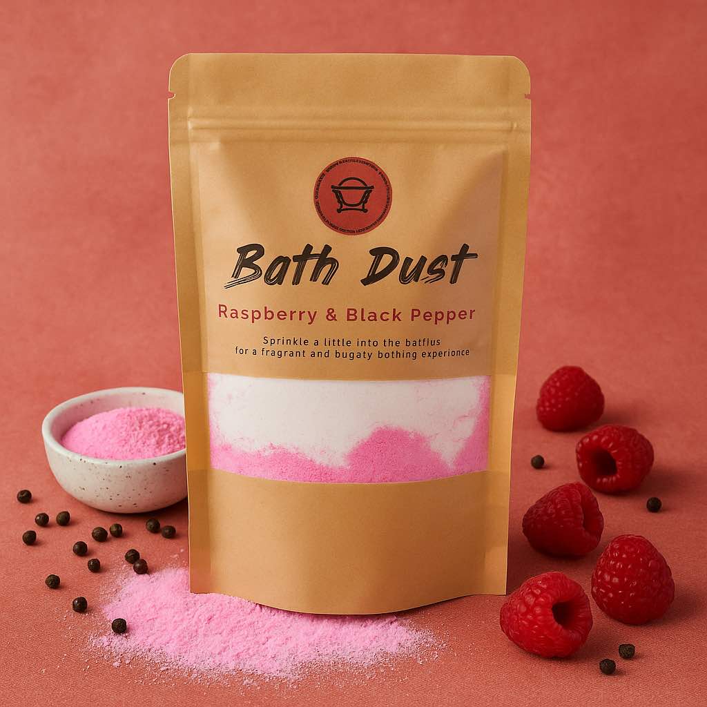 Raspberry & Black Pepper – Bath Dust