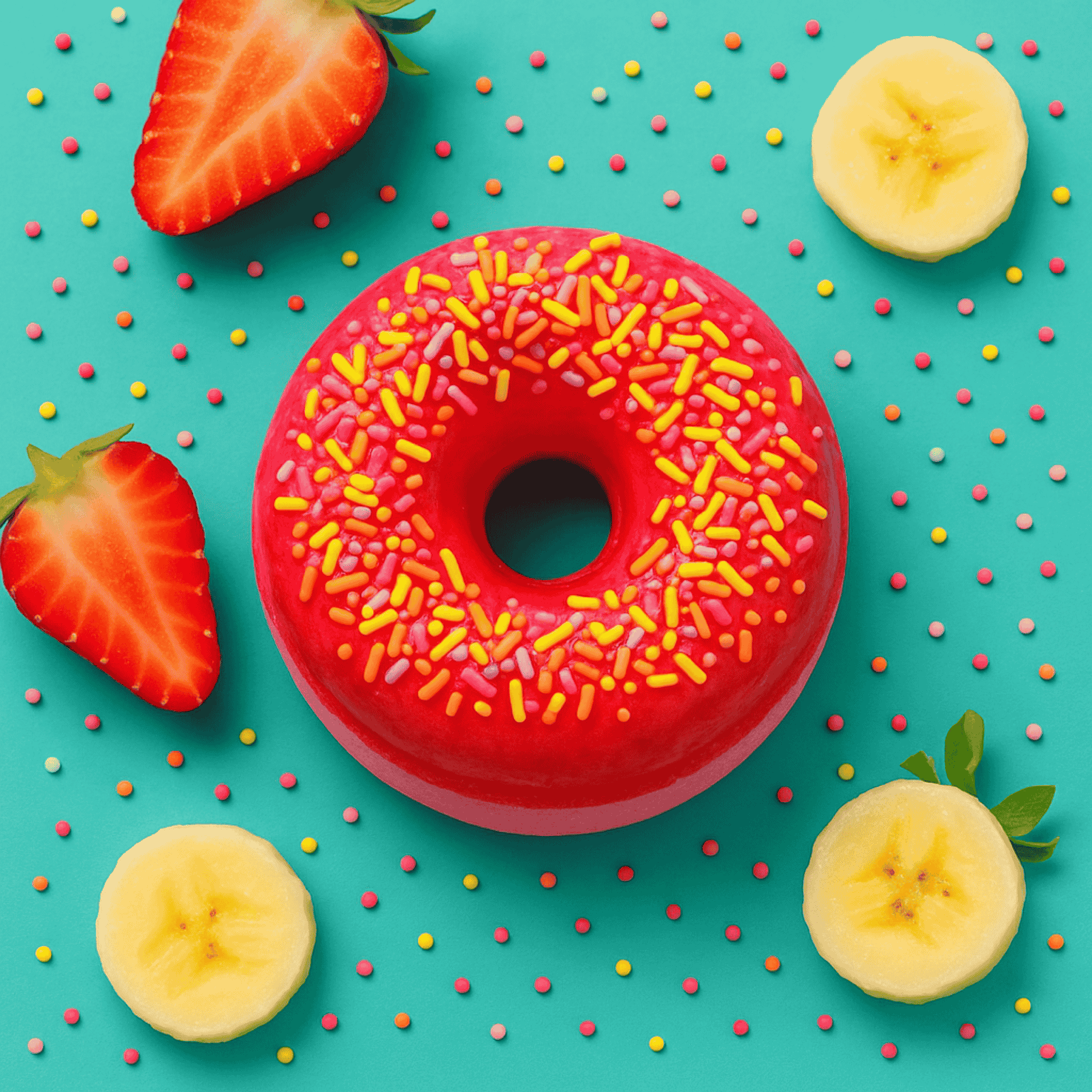 Strawberry_lamp_Banana_Bath_Donut