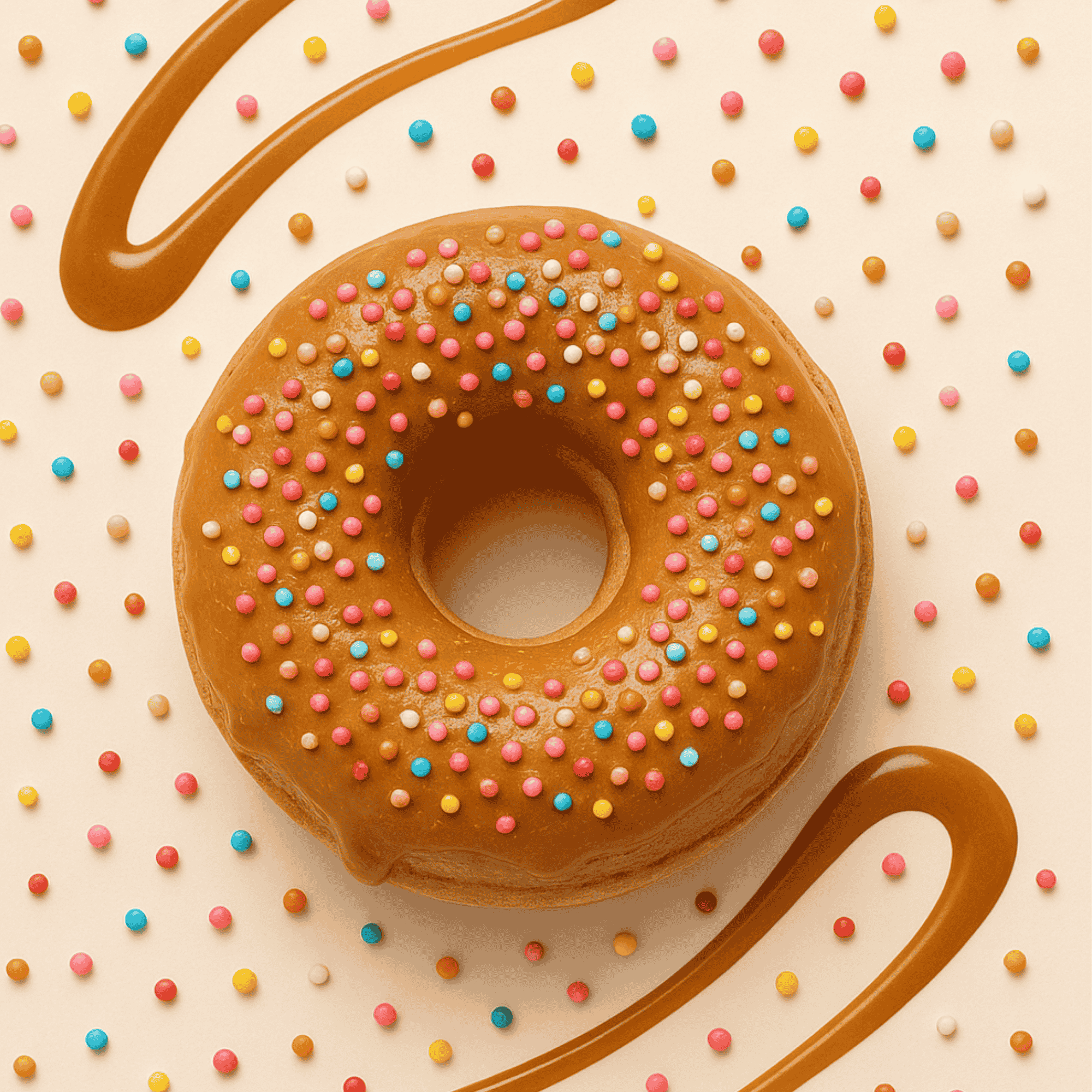 Toffee Delight Bath Bomb Donut