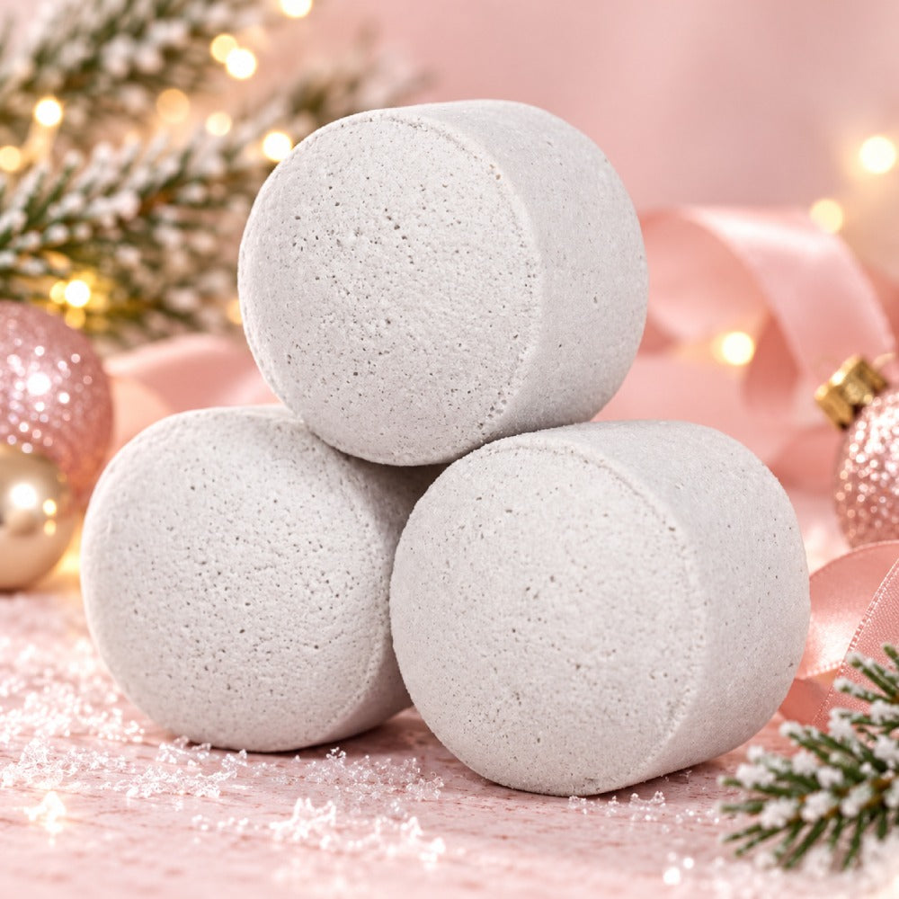 White Christmas Mini Bath Bombs – 1.3kg