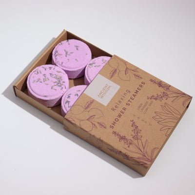 Aromatherapy Shower Steamers Gift Set - Relaxing - Clary sage, Lemon, and Lavender - Bella Forever