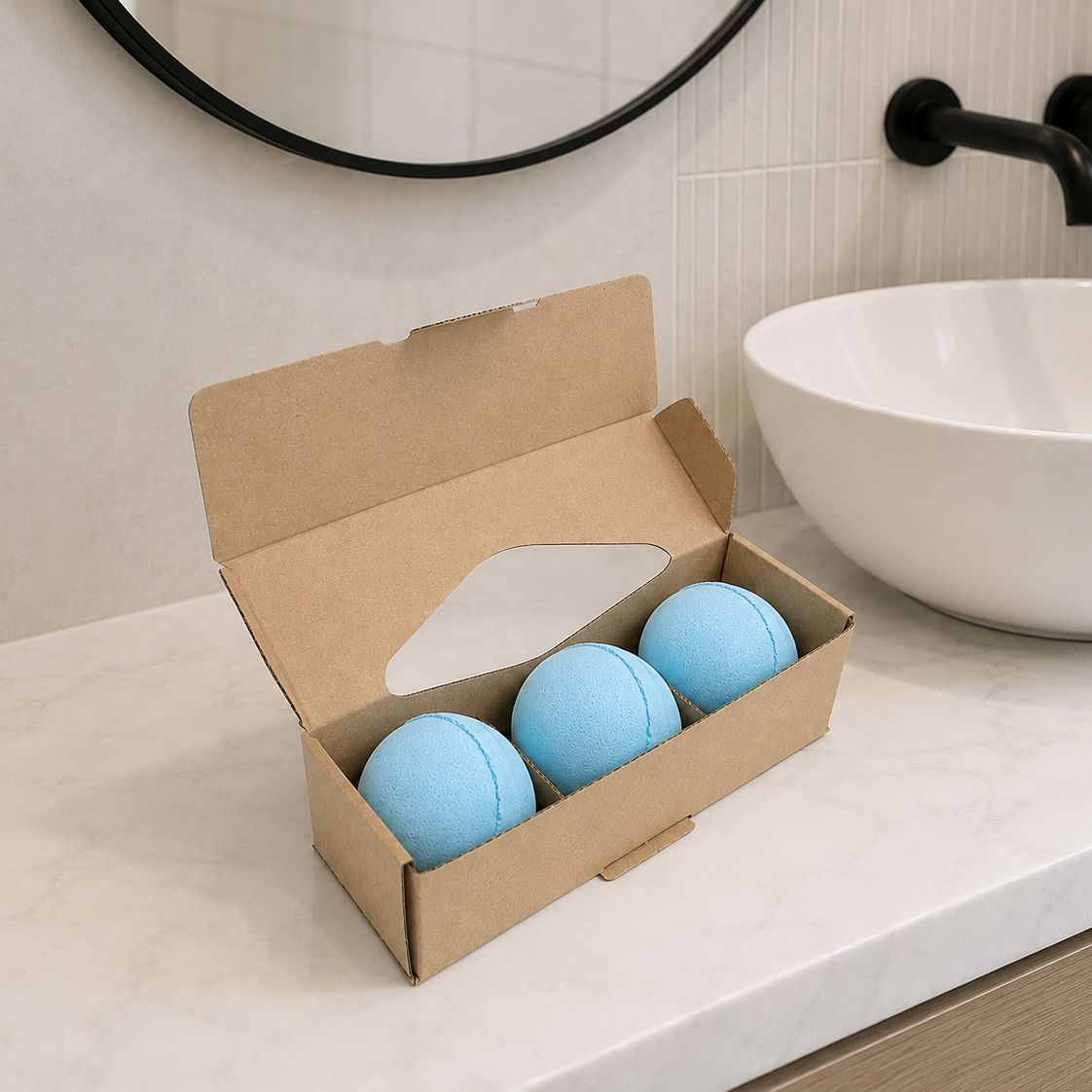 Set of 3 Aromatherapy Bath Bombs - Total Unwind