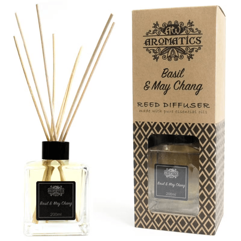Basil & Maychang Essential Oil Reed Diffuser - Bella Forever