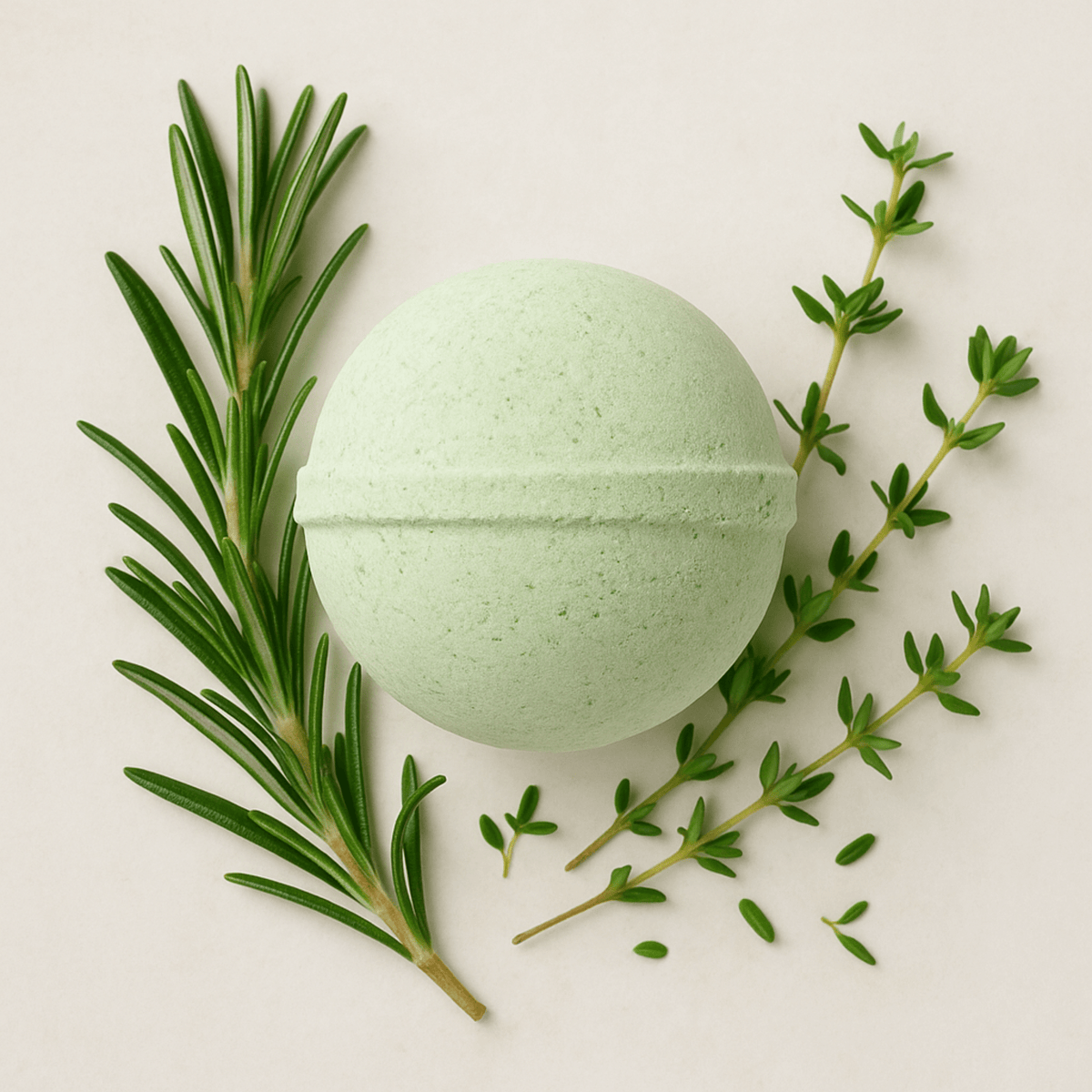 Bath Bomb for Sensitive Skin – Garden Harmony with Rosemary & Thyme - Bella Forever