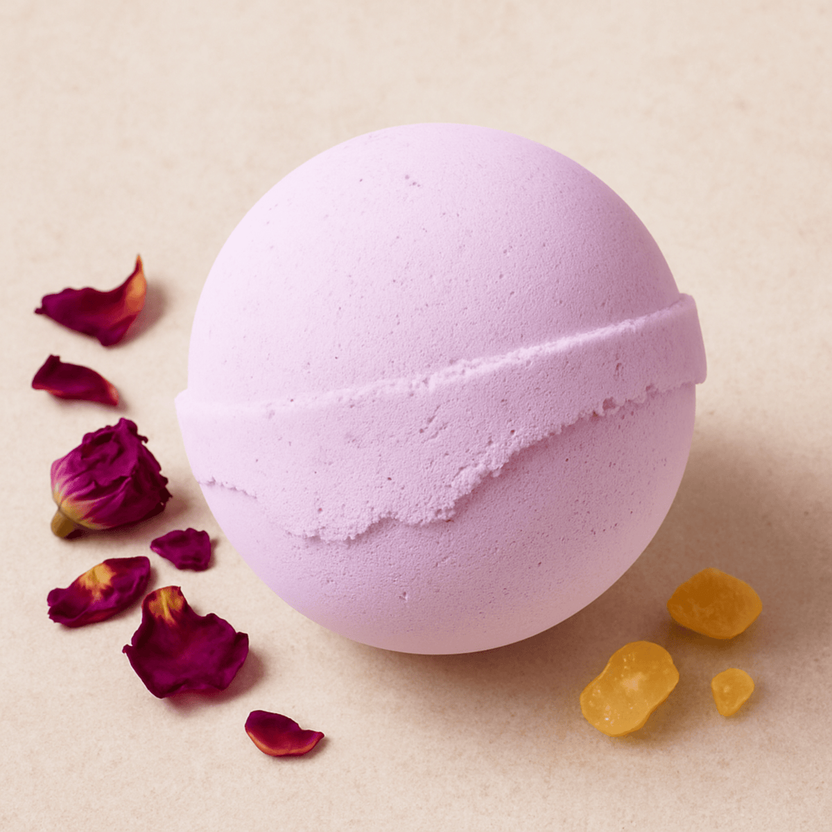 Bath Bomb for Sensitive Skin – Sacred Serenity with Frankincense & Rose - Bella Forever