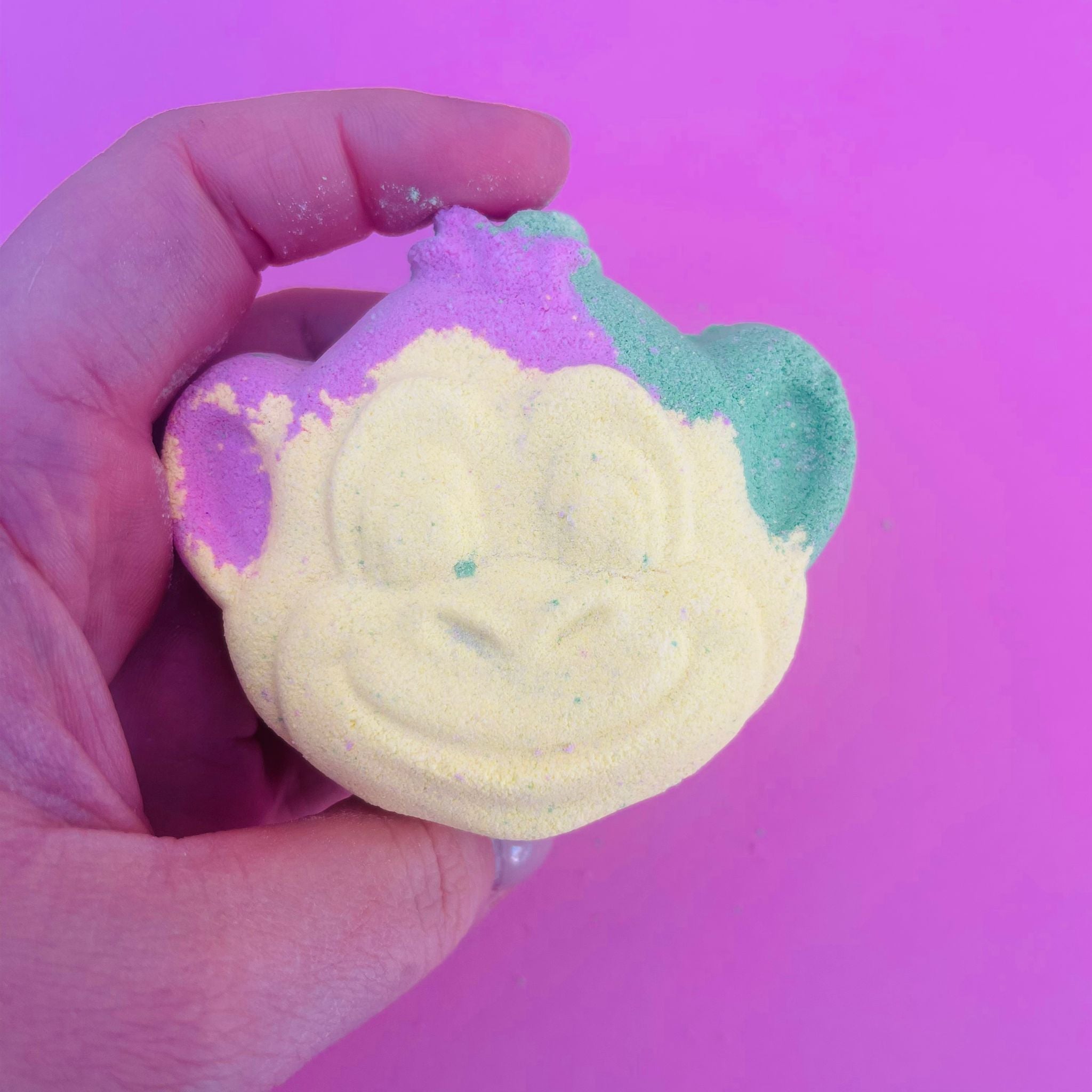 bath bomb that looks like a monkey