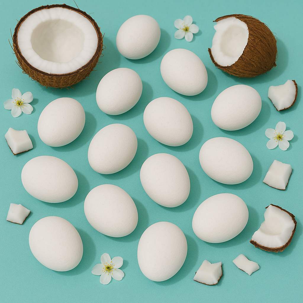 Coconut Bath Eggs