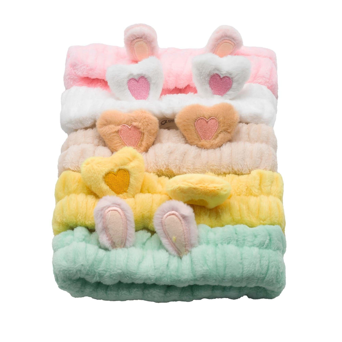 Cute Makeup Headband with Hearts & Ears - Bella Forever