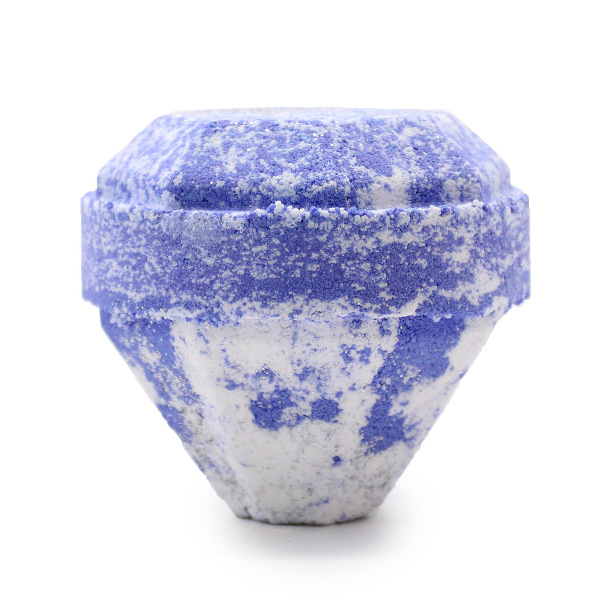 Gemstone Bath Bomb with Crystal Surprise – White & Blue - Bella Forever