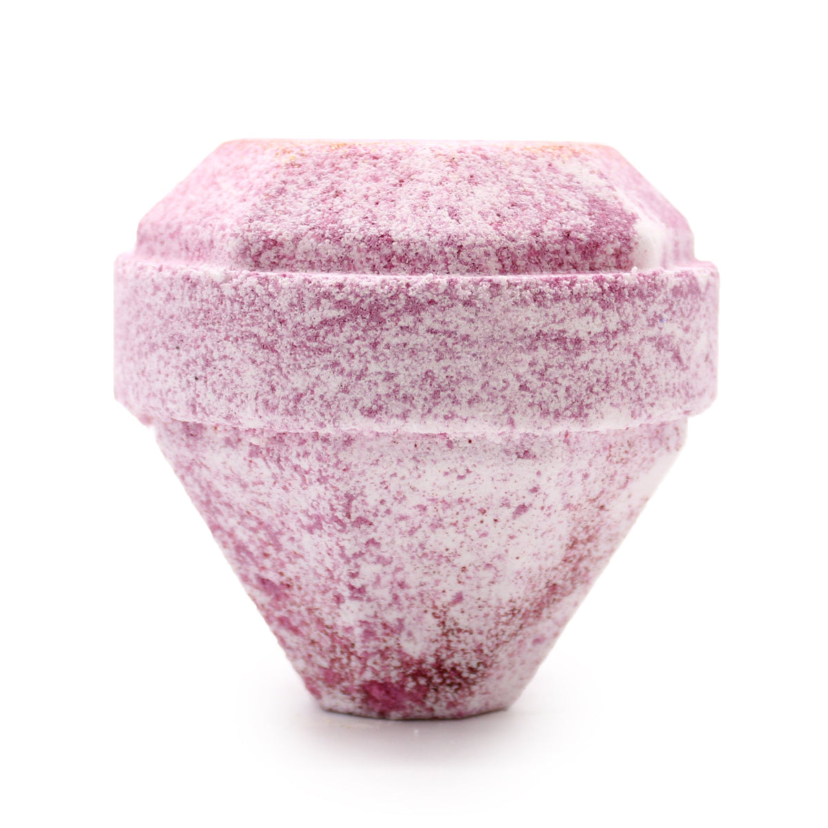 Gemstone Bath Bomb with Crystal Surprise – White & Red - Bella Forever